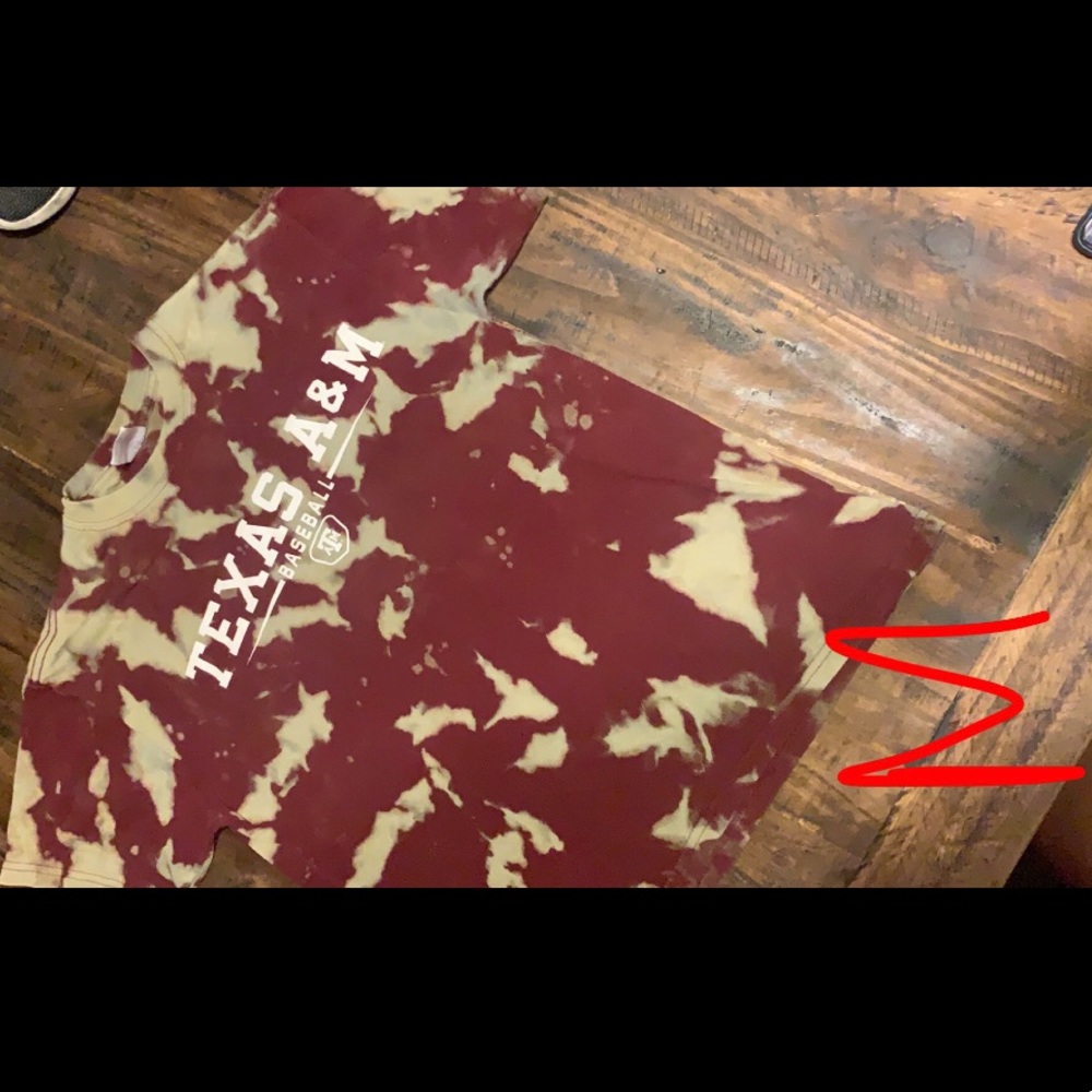 Texas A&M baseball acid washed T-Shirt